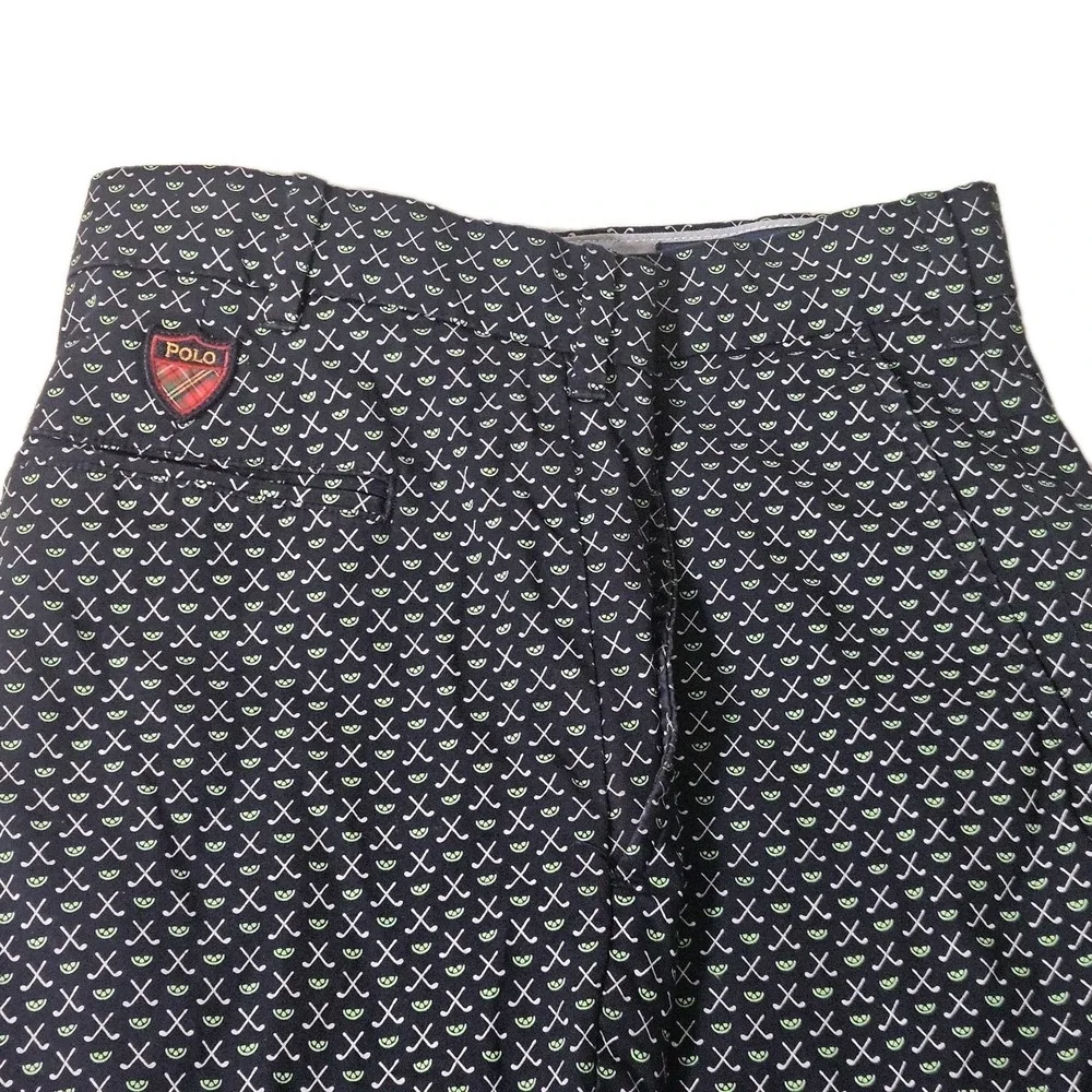Polo Ralph Lauren Golf Shorts Men's 36 Floral Cotton Twill Stretch 8